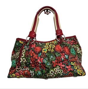 Brighton Coated Quilted Floral Tote
